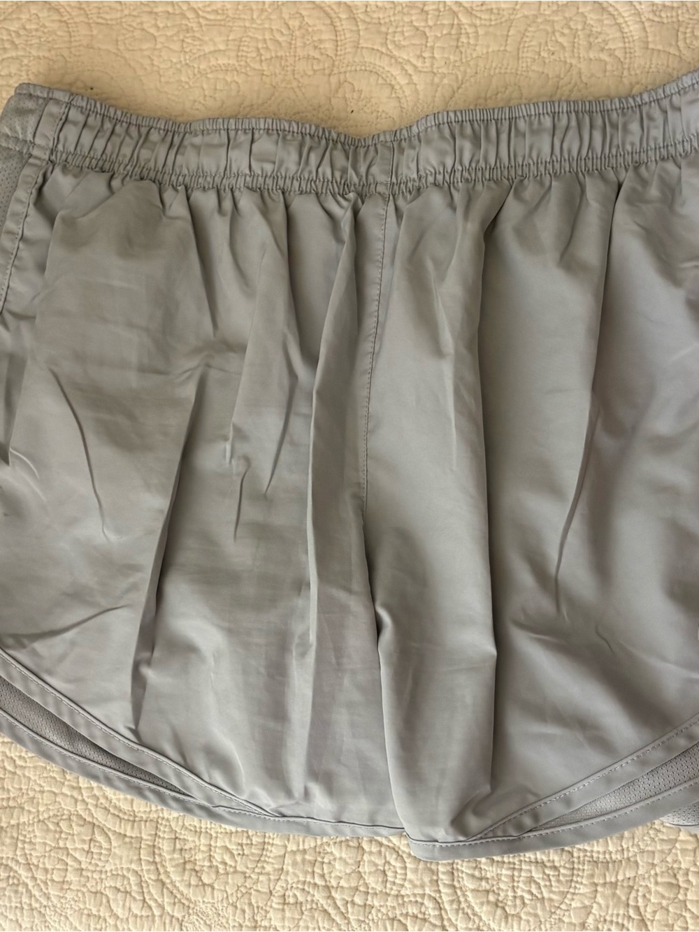 Nike Dri-FIT Athletic Skort in Light Gray